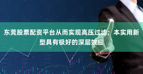东莞股票配资平台从而实现高压过滤；本实用新型具有极好的深层效应